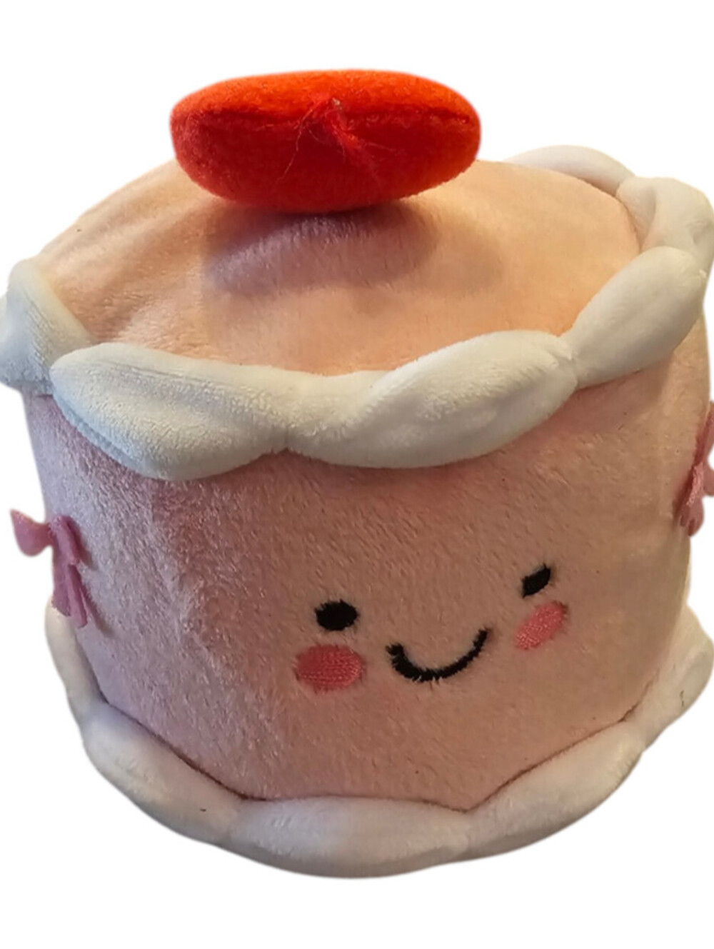 Spritz for Target Plush Stuffed Animal Cake w/ Face Pink Heart 2026